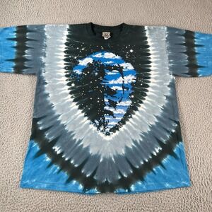Vintage Liquid Blue Jerry Garcia Grateful Dead T-Shirt Mens XL Tie Dye USA